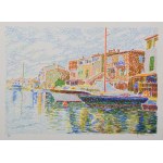 Serge MENDJISKY (ur. 1929), Zestaw 6 litografii z teki „Port Grimaud”