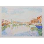 Serge MENDJISKY (ur. 1929), Zestaw 6 litografii z teki „Port Grimaud”