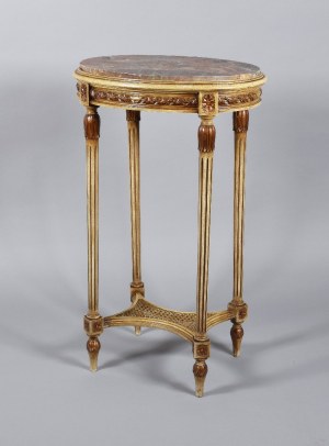 Auxiliary table in the style of neoclassical French furniture