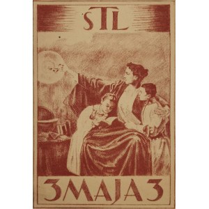 Window placard / flyer print commemorating the adoption of the May 3 Constitution