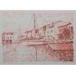 Serge MENDJISKY (ur. 1929), Zestaw 6 litografii z teki „Port Grimaud”