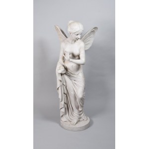Sculpture of a winged woman - Psyche