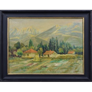 Edward GRELA (1916-), Montenegrin Landscape, 1985