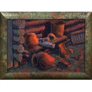 Artist unspecified, 20th century, Still life solid red