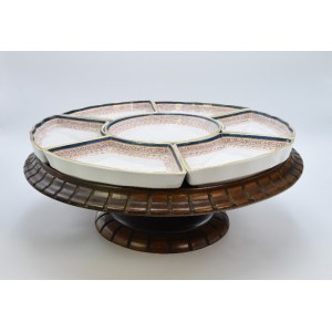 Cabaret - Set of bowls on a wooden base