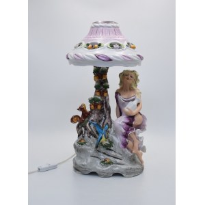 ROCERAM, Lamp with seated woman