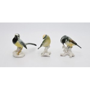 ENS, Set of three bird figurines