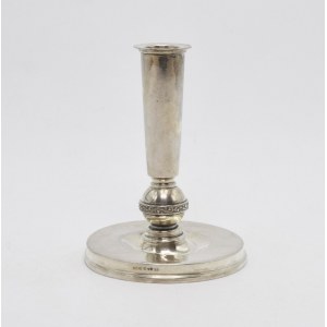 Candle holder on a round base