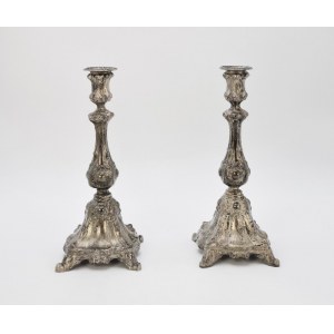 A pair of candlesticks