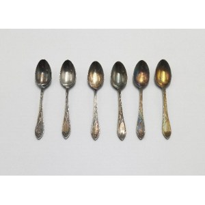 Set of 6 tea spoons