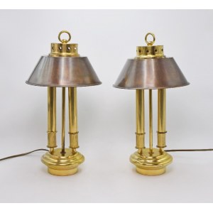 A pair of cabinet lamps for two bulbs (each)