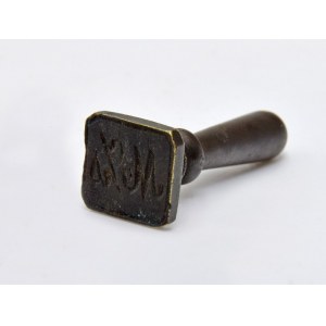 Stempel mit Monogramm von M. Z.