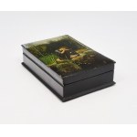 FEDOSKINO, Pudełko z malowaną reprodukcją obrazu Wiktora Wasniecowa „Alonuszka”