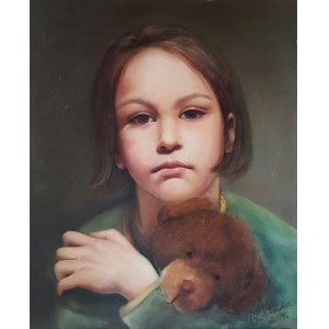Patrycja Kruszyńska-Mikulska, Girl with a Teddy Bear, 2013