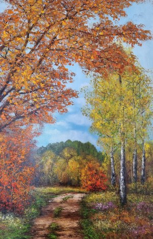 Beata Puskarczyk, Autumn Landscape II, 2023