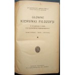 Dr. Kazimierz Ajdukiewicz Hauptrichtungen der Philosophie In Auszügen aus den Werken ihrer klassischen Vertreter (Teorja poznania - Logika - Metafizyka) Jahr 1923