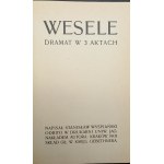 Stanisław Wyspiański Wesele drama ve 3 dějstvích Reprint 1. vydání 1987