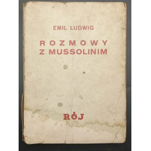 Emil Ludwig Gespräche mit Mussolini