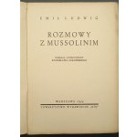Emil Ludwig Rozhovory s Mussolinim
