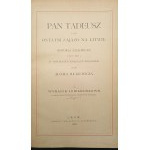 Adam Mickiewicz Pán Tadeusz Jubilejné vydanie Rok 1898 il. Andriolli