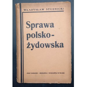 Władysław Studnicki Die polnisch-jüdische Frage