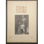 Polnische Volkskunst Zweimonatsschrift Jahr 1952 Zeszyty Nr 1-6