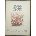 Polský lidový umělecký dvouměsíčník Rok 1952 Zeszyty Nr 1-6