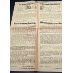 Nařízení zaručující částečné osvobození od trestu v případě pozdního odevzdání zbraní, munice a výbušnin z 5. ledna 1917. Piotrków