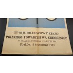 Poster of the 7th Jubilee Congress of the Polish Chemical Society 1969.
