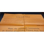 List oboch generálnych guvernérov Prechodnej komisii poľskej Štátnej rady 1917