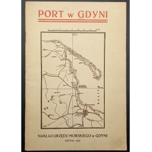 Informační brožura o přístavu Gdyně 1933 s mapou