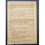 Proclamation to the citizens of the P.O.W. Commander-in-Chief No. 1280