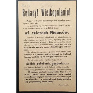 Faltblatt für Greater Manchester zu den Wahlen zur Bezirksversammlung