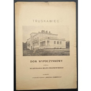 Faltblatt des Władysław Belina-Prażmowski-Erholungsheims in Truskavets