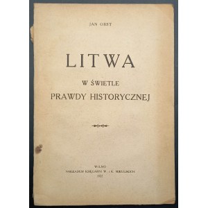 Jan Obst Litwa w świetle prawdy historycznej