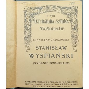 Stanisław Brzozowski Stanisław Wyspiański (Wydanie pośmiertne)
