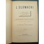 Juliusz Słowacki Genesis from the Spirit Letter to J.N. Rembowski Lecture of Science Dzienni z R. 1847-1849 Edition I from posthumous manuscripts