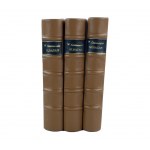 Gąsiorowski Waclaw, Huragan: a historical novel vol. 1-3 [1st edition] [Half leather].
