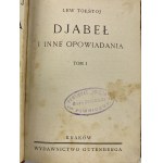 Tolstoj Lev, Diabol a iné poviedky, zv. I-II (1 zv.) [1930].
