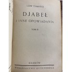 Tołstoj Lew, Diabeł i inne opowiadania t. I-II (1 wol.) [1930]