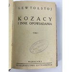 Tolstoj Lev, Kozáci a iné poviedky, zv. I-II (1 zv.) [1928].