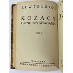 Tolstoj Lev, Kozáci a jiné povídky, I.-II. díl (1 svazek) [1928].