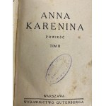 Tołstoj Lew, Anna Karenina t. I - IV [2 wol.][1929]