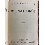 Tołstoj Lew, Wojna i Pokój t. I-XII [6 wol.][1930]