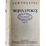 Tolstoj Lev, Vojna a mier, zväzky I-XII [6 zväzkov][1930].