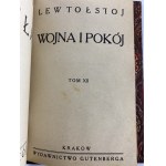 Tolstoj Lev, Vojna a mier, zväzky I-XII [6 zväzkov][1930].