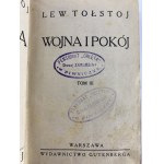 Tołstoj Lew, Wojna i Pokój t. I-XII [6 wol.][1930]