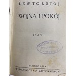 Tolstoi Leo, Krieg und Frieden, Bde. I-XII [6 Bde.][1930].