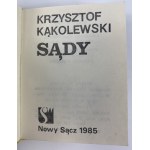 Kąkolewski Krzysztof, Sądy/ Sondy [Miniatura]