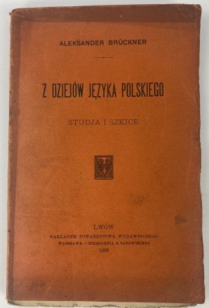 Brückner Aleksander, Z dziejów języka polskiego: studja i szkice